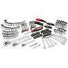 CRAFTSMAN 256-Piece Standard (SAE) and Metric Polished Chrome Mechanics Tool Set with Hard Case
