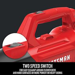 CRAFTSMAN 450-CFM 140-MPH Corded Electric Handheld Leaf Blower