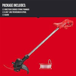 CRAFTSMAN 12-in Straight Corded Electric String Trimmer with Edger Conversion Capable