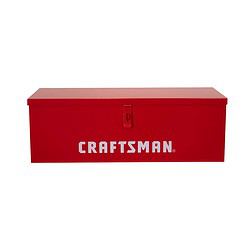 CRAFTSMAN Portable Tool Box 30.12-in Red Steel Lockable Tool Box
