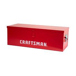 CRAFTSMAN Portable Tool Box 30.12-in Red Steel Lockable Tool Box