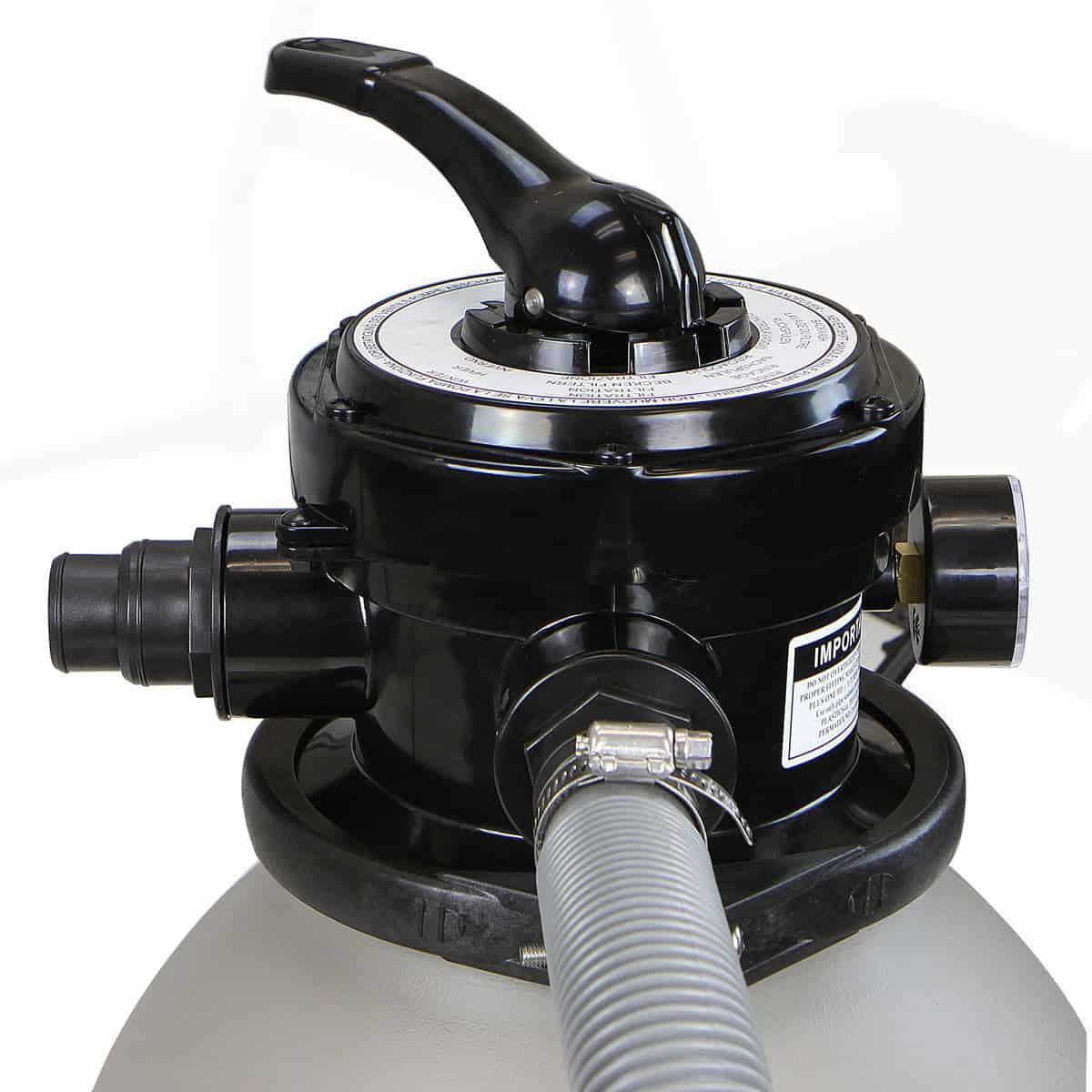 XtremepowerUS 2640 GPH Above Ground Pool Sand Filter Pump with Programmable Timer Swimming Pool Package