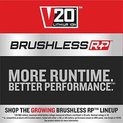 CRAFTSMAN Brushless RP 20-volt Max 13-in Straight Shaft Battery String Trimmer 5 Ah (Battery and Charger Included)