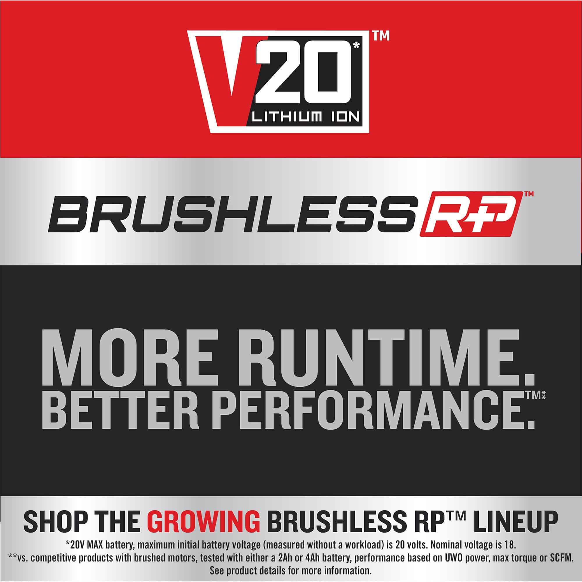 CRAFTSMAN Brushless RP 20-volt Max 13-in Straight Shaft Battery String Trimmer 5 Ah (Battery and Charger Included)
