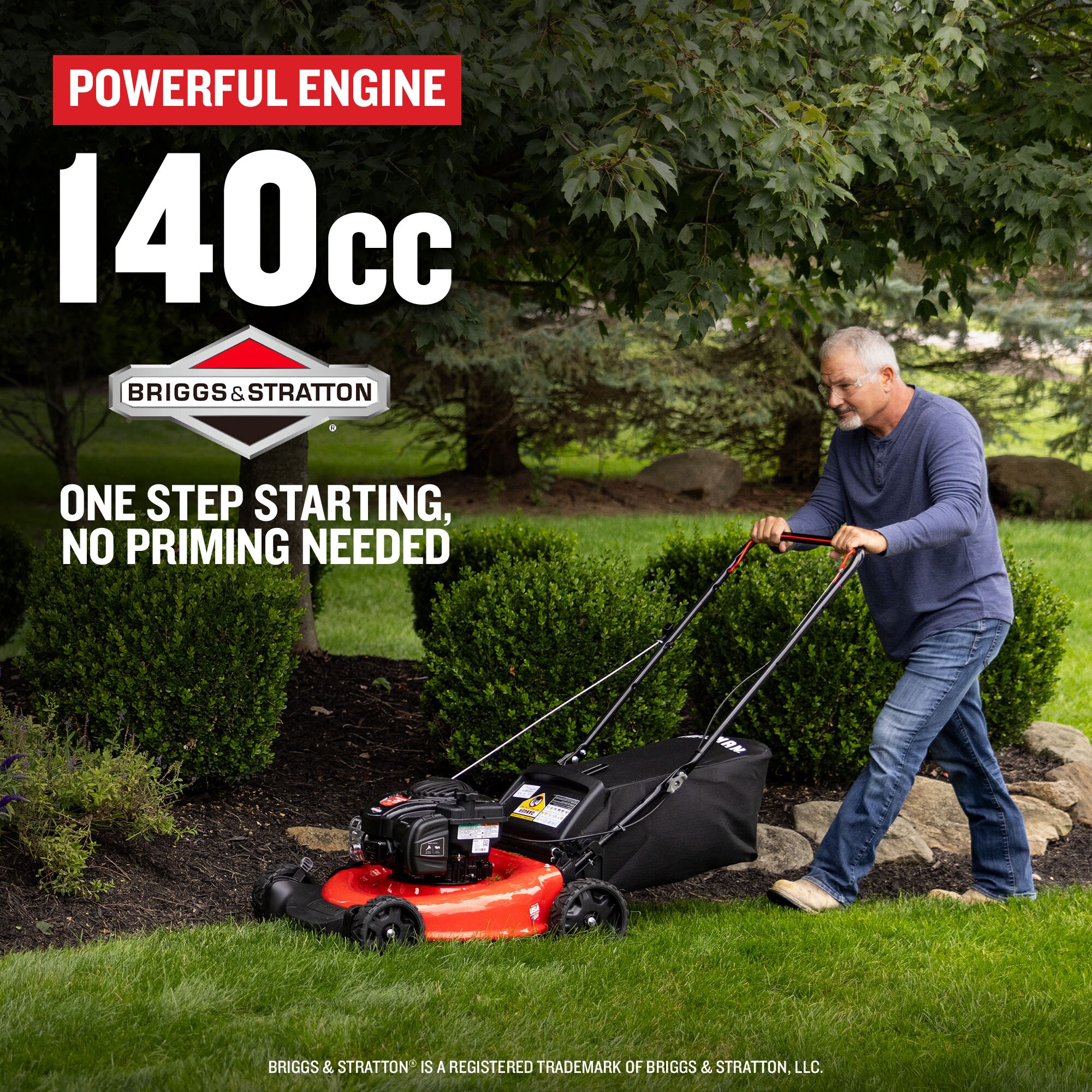 CRAFTSMAN CMXGMAM1125499 M110 140-cc 21-in Push Gas Lawn Mower with Briggs & Stratton Engine - Image 5