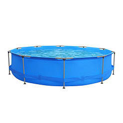 JLeisure Avenli 9ft x 30in 1,158gal Round Frame Easy Assembly Swimming Pool