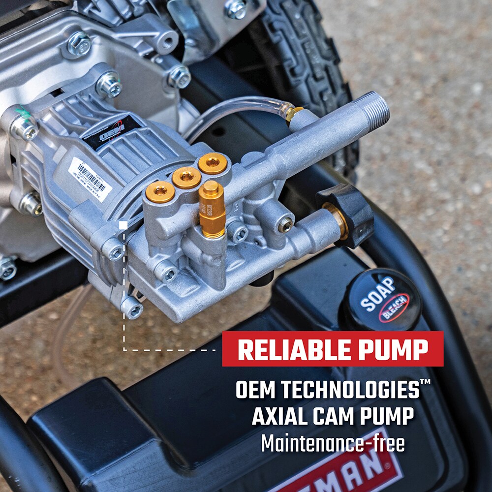 CRAFTSMAN 3100 PSI at 2.4-GPM 3100 PSI 2.4-Gallons Cold Water Gas Pressure Washer - Image 10