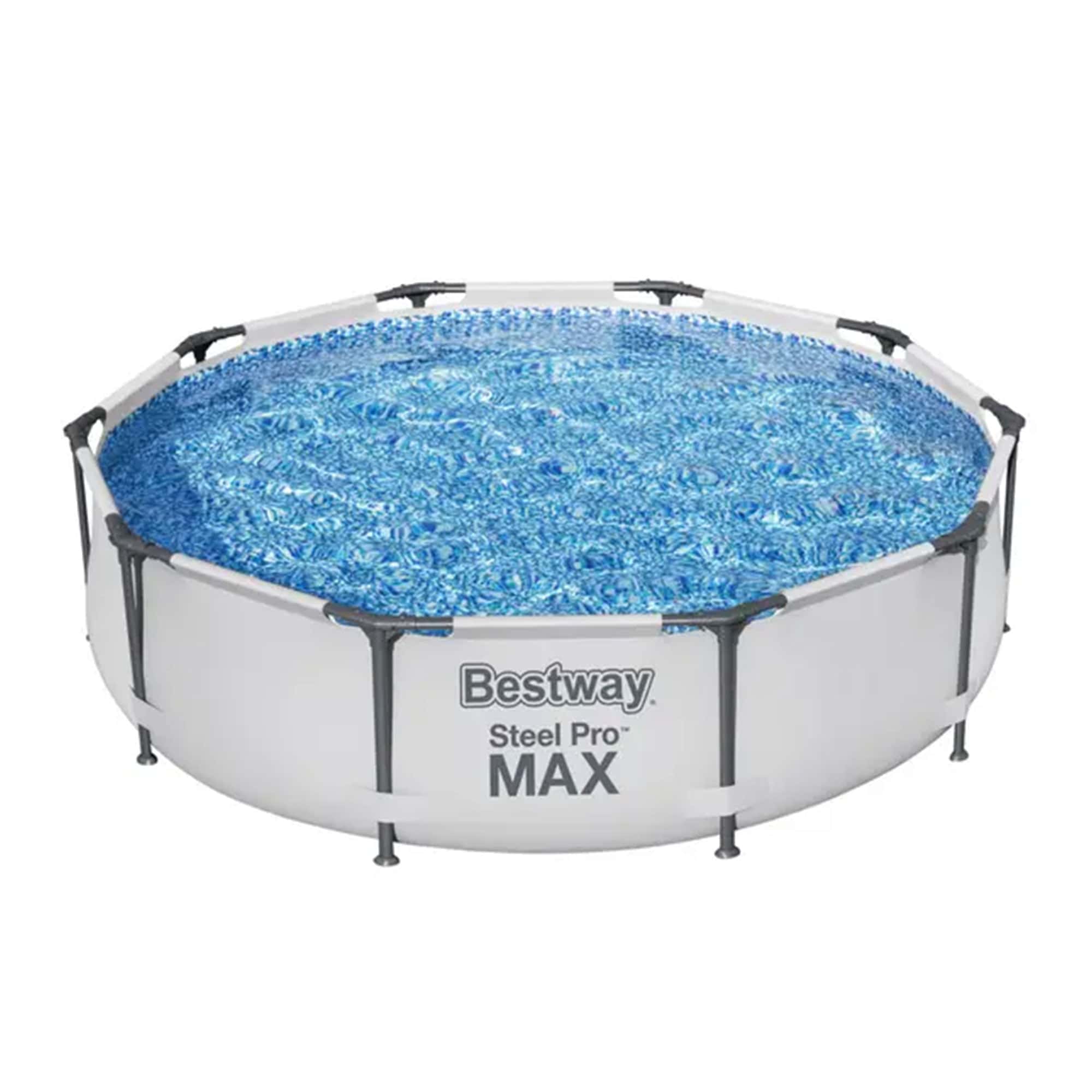 Bestway Steel Pro MAX 10'x30" Above Ground Outdoor Swimming Pool with Pump