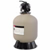 XtremepowerUS 19" Sand Filter for Inground / Above Pool Port Valve Port Swimming Pool up to 24,000 Gallons