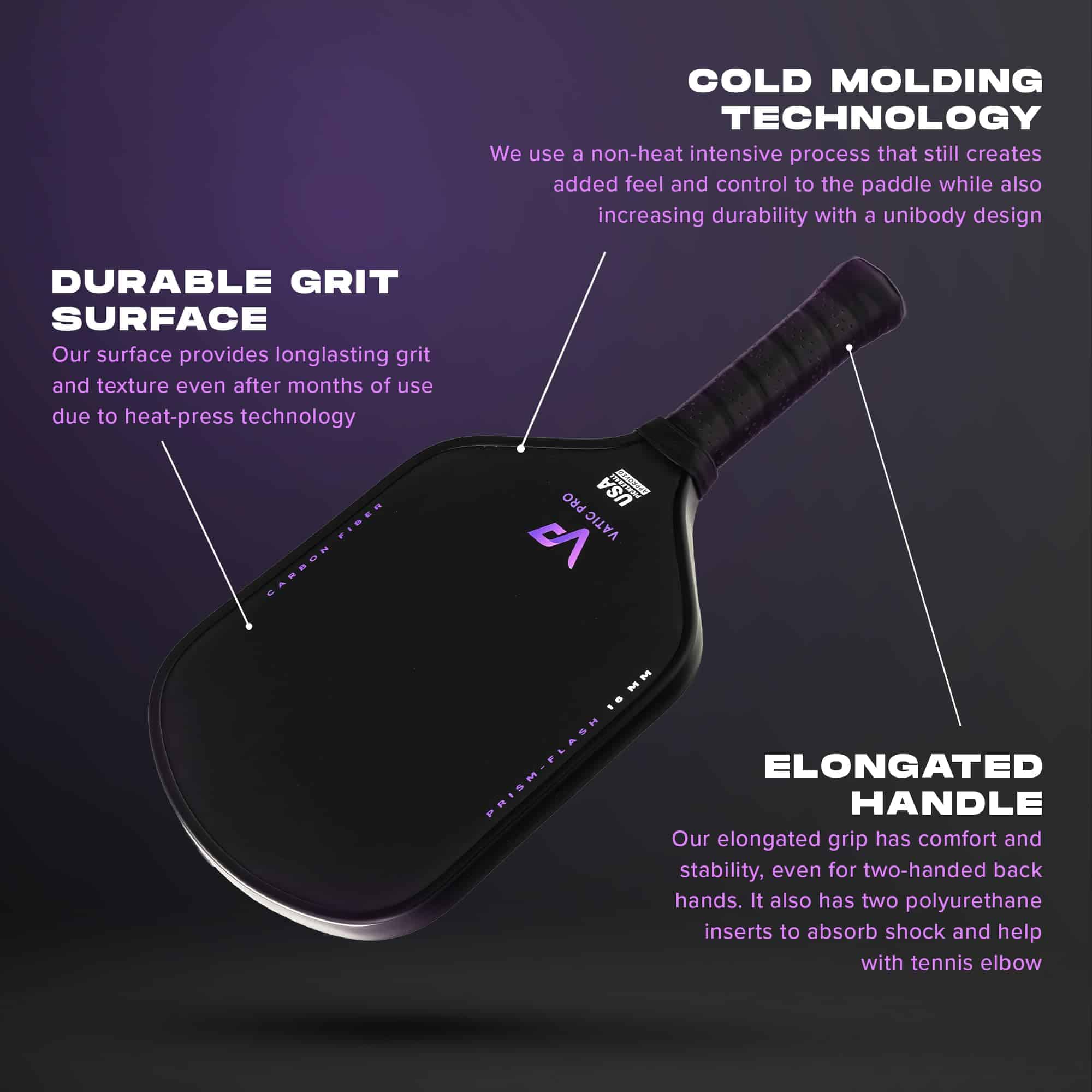 Prism Carbon Fiber 16mm - Foam Injected Walls - Includes Paddle Cover