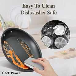 Chef Power Hard Anodized Nonstick Cookware Sets 10 Piece, Kitchen Induction Cooking Sets, Dishwasher Safe