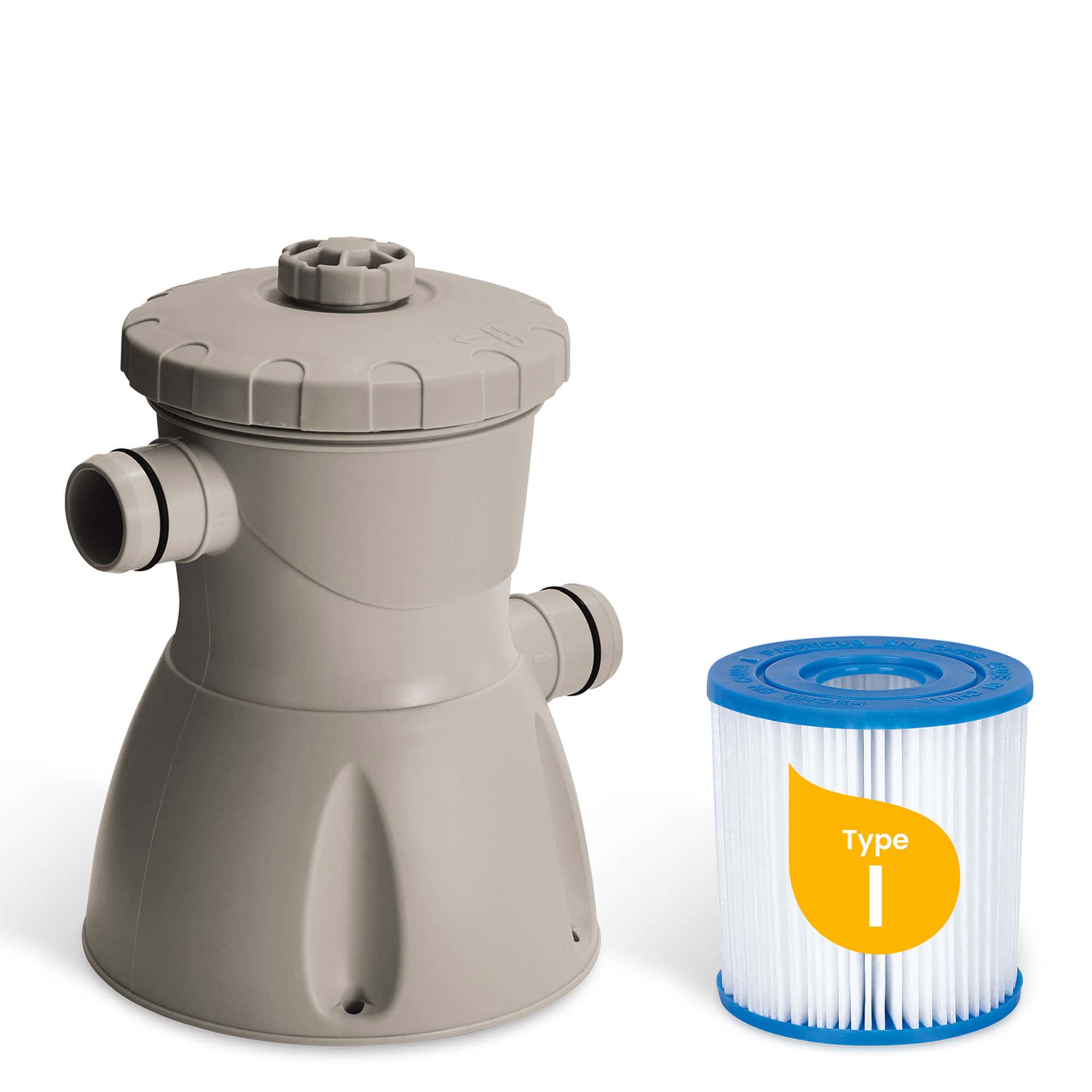 Funsicle 10ft x 30in Round QuickSet Designer Above Ground Pool, Dark Triple Basketweave with Cartridge Filter Pump, Age 6 & up