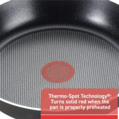 T-fal Signature Nonstick Cookware Set 12 Piece, Oven Broiler Safe 350F, Dishwasher Safe, Black