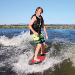Airhead Pfish Beginner to Advanced 2 Fin Skim Style Water Wakesurf WakeBoard