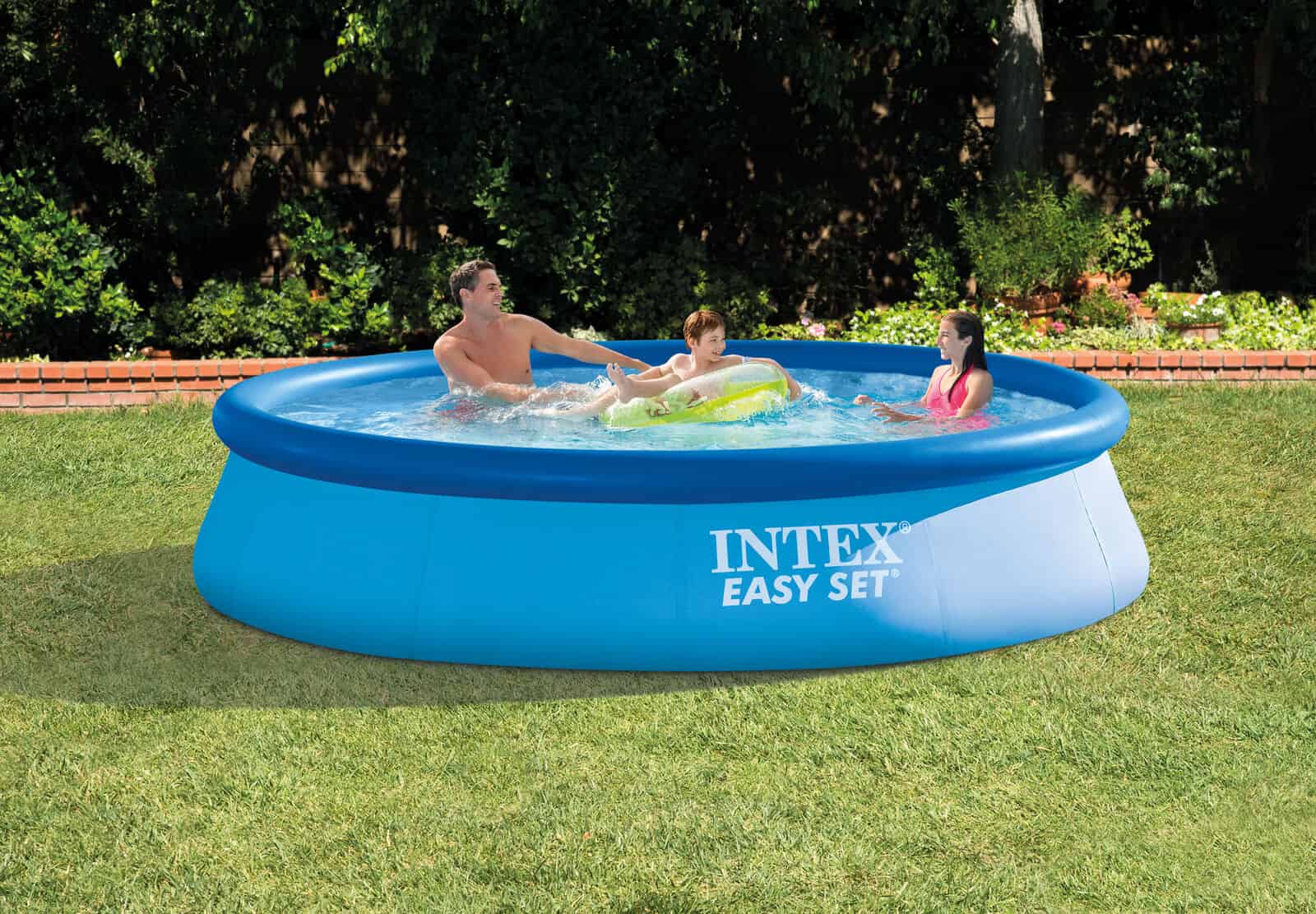 Intex 12' x 30" Easy Set Above Ground Swimming Pool & Filter Pump 28131EH