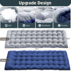 Docred 4-Fold Sleeping Cots for Adults, Folding Chaise Lounge Chairs Outdoor, Portable Folding Bed Cot Lounge Chair