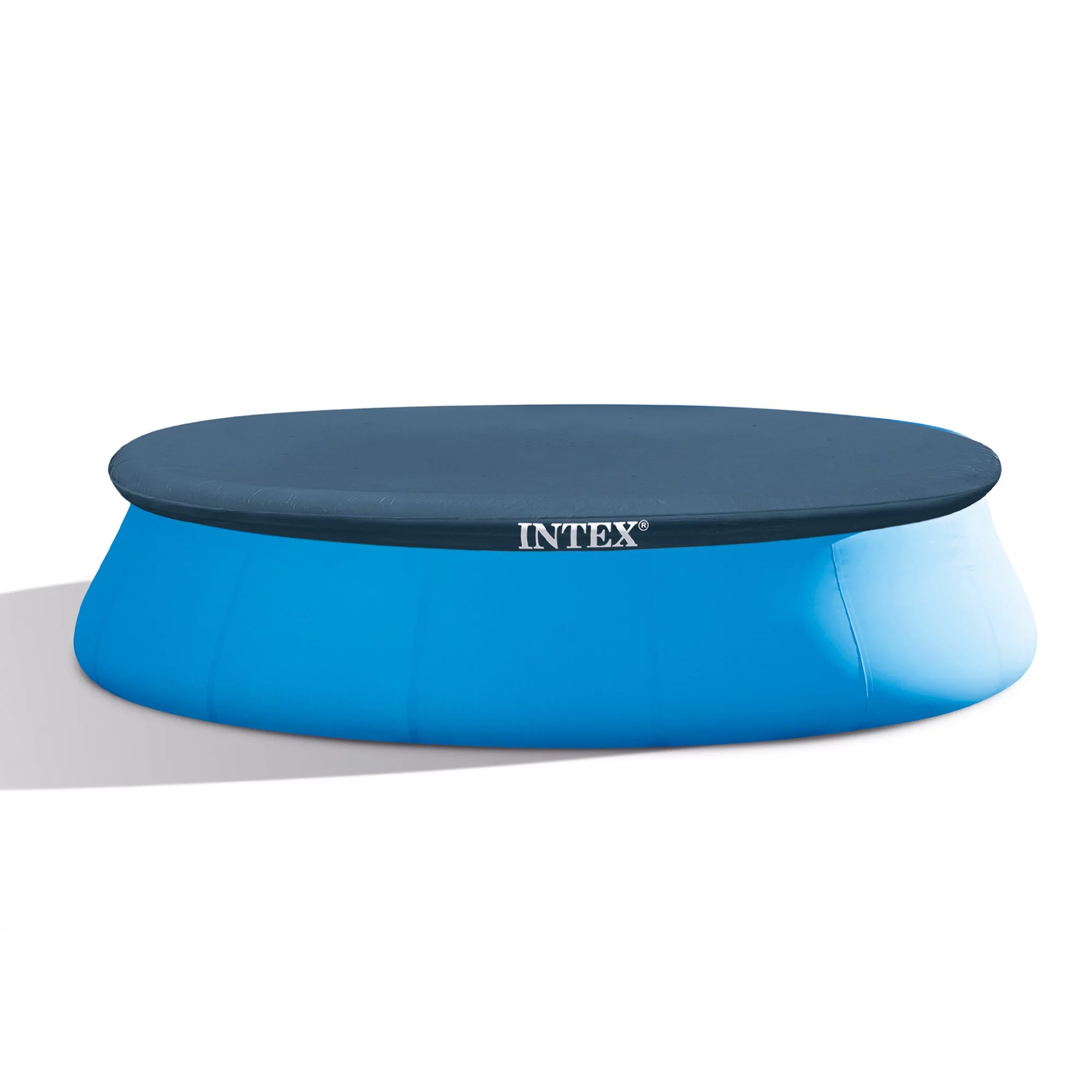 Intex 15' x 48" Inflatable Easy Set Above Ground Swimming Pool, Ladder And Pump