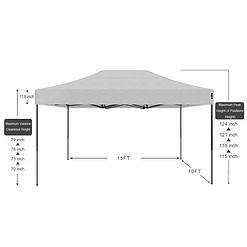 Canopy Tent 10 x 15 Commercial Fair Shelter Car Shelter Wedding Party Easy Pop Up