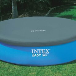 Intex 15ft x 42in Easy Set Inflatable Round Family Swimming Pool & Pump, Vacuum