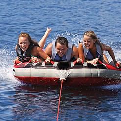 AIRHEAD AHGF-3 G-Force 3 Triple Rider Inflatable Towable Lake Performance Tube