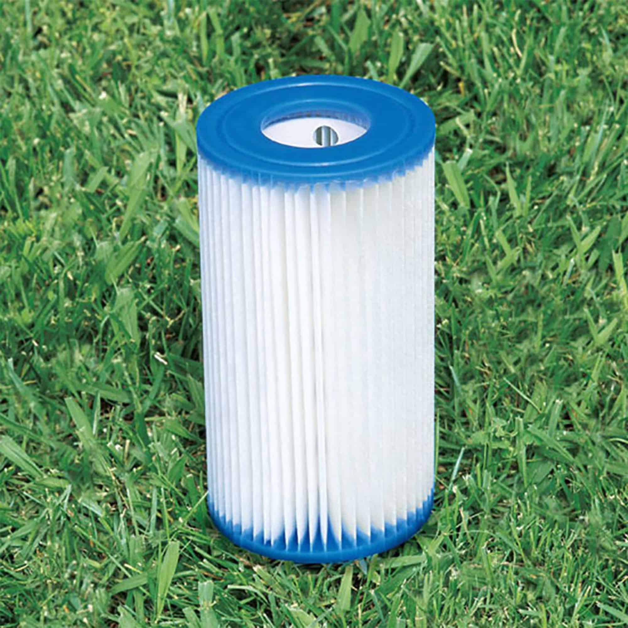 Intex 12' x 2.5' Round Pool w/ Filter Pump & Pool Cleaning Kit w/ Vacuum & Pole