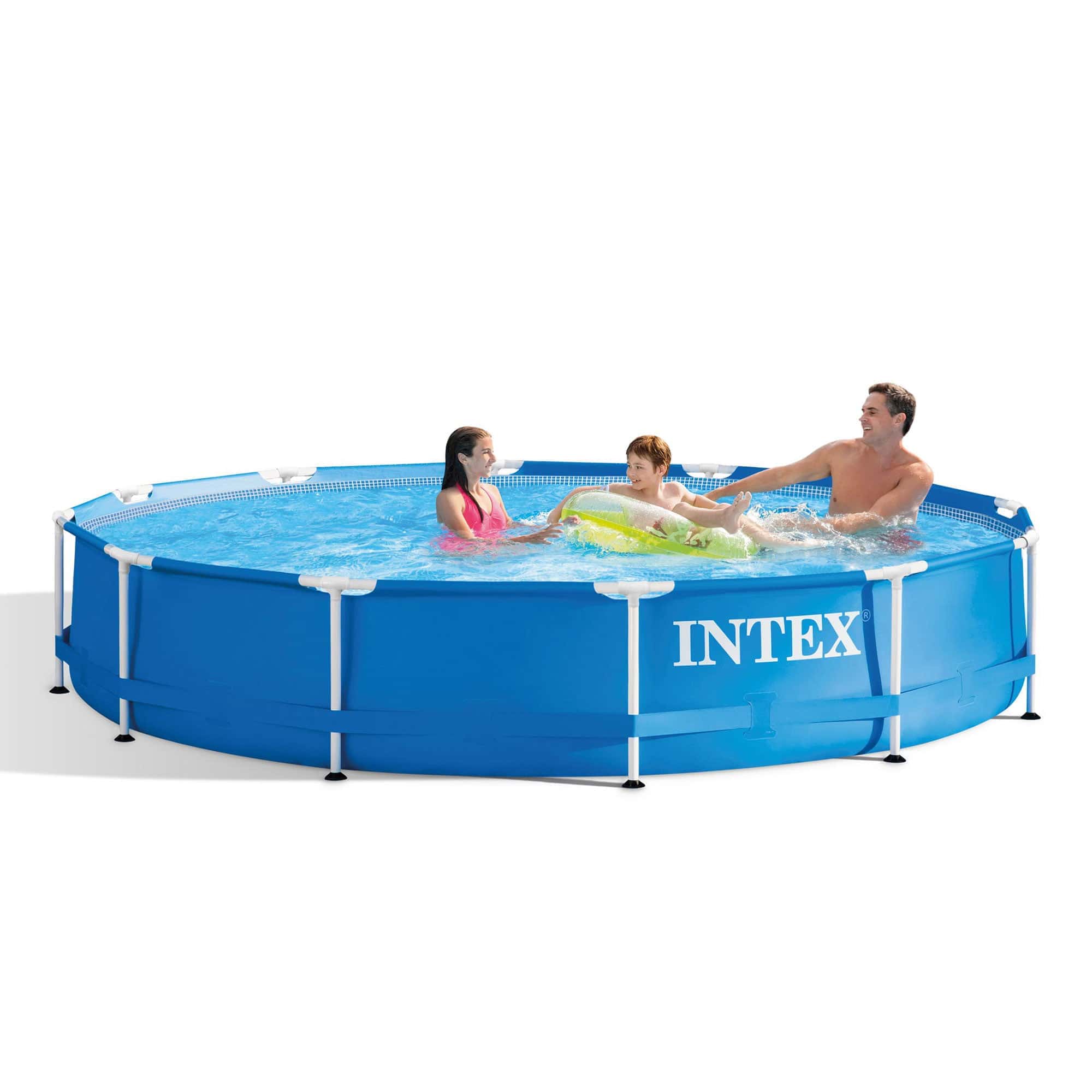 Intex 28210EH 12 ft x 30 in Easy-to-Set-up Round Above Ground Swimming Pool (Pump Not Included)
