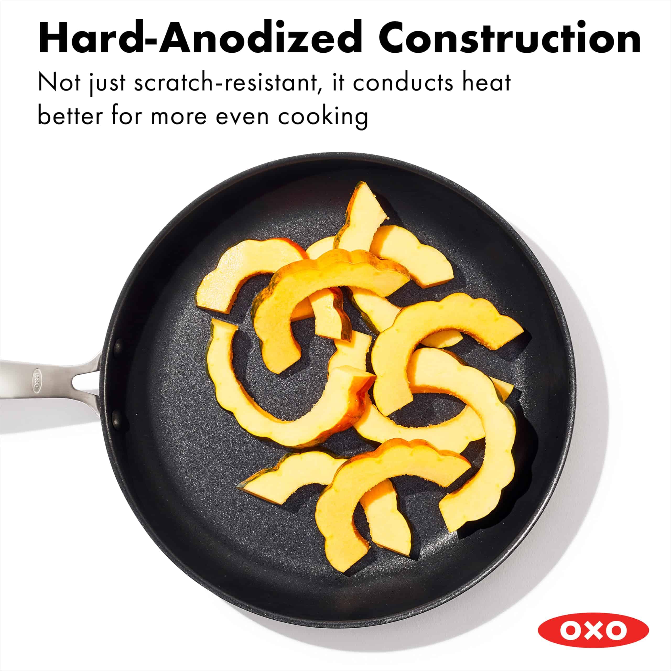 OXO Good Grips Pro Frying Pan Skillet, 12 Inch, Black