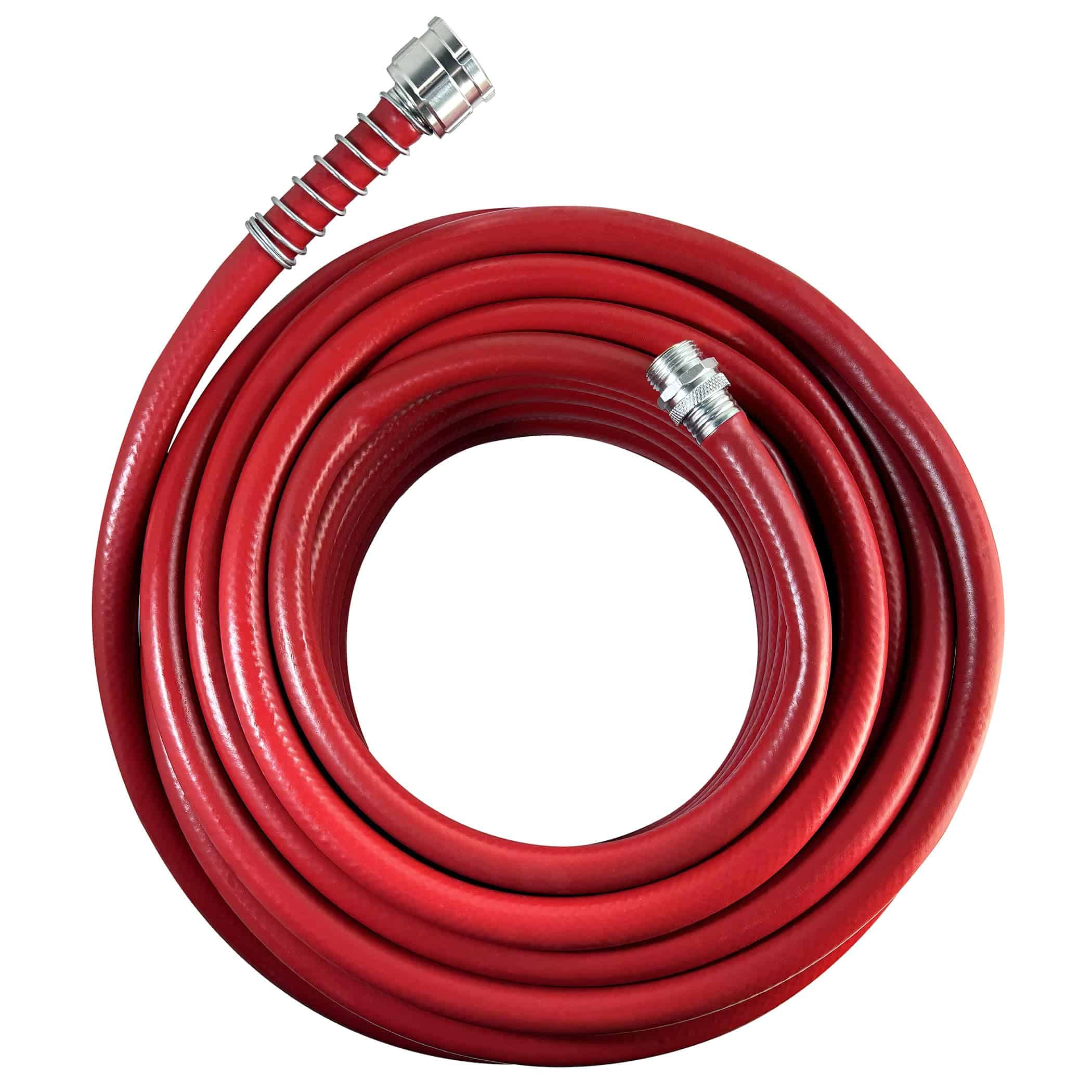 Flexon FA58100CN Farm and Ranch Garden Hose, 100 ft, Red