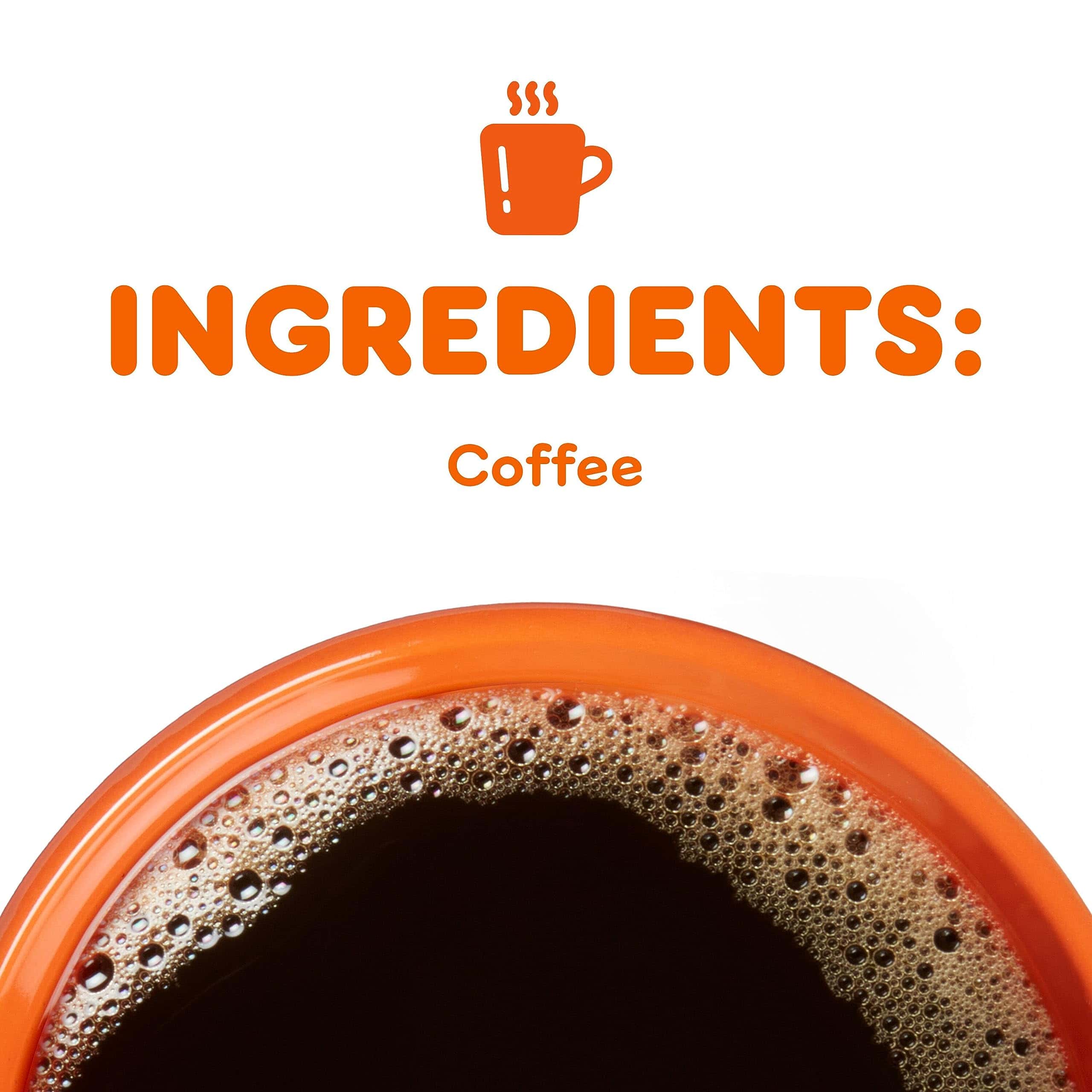 Dunkin' Original Blend Medium Roast Whole Bean Coffee, 18 Ounces (Pack of 6)