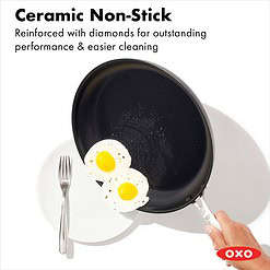 OXO Good Grips Pro Frying Pan Skillet, 12 Inch, Black