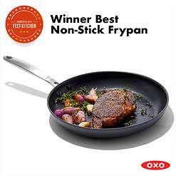OXO Good Grips Pro Frying Pan Skillet, 12 Inch, Black