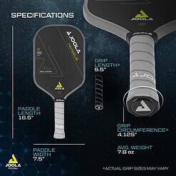 JOOLA Ben Johns Perseus Pickleball Paddle with Charged Surface Technology for Increased Power & Feel, 14mm
