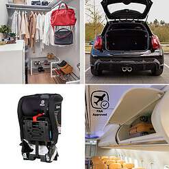 Diono Radian 3R SafePlus, All-in-One Convertible Car Seat, Rear and Forward Facing, SafePlus Engineering, Black Jet