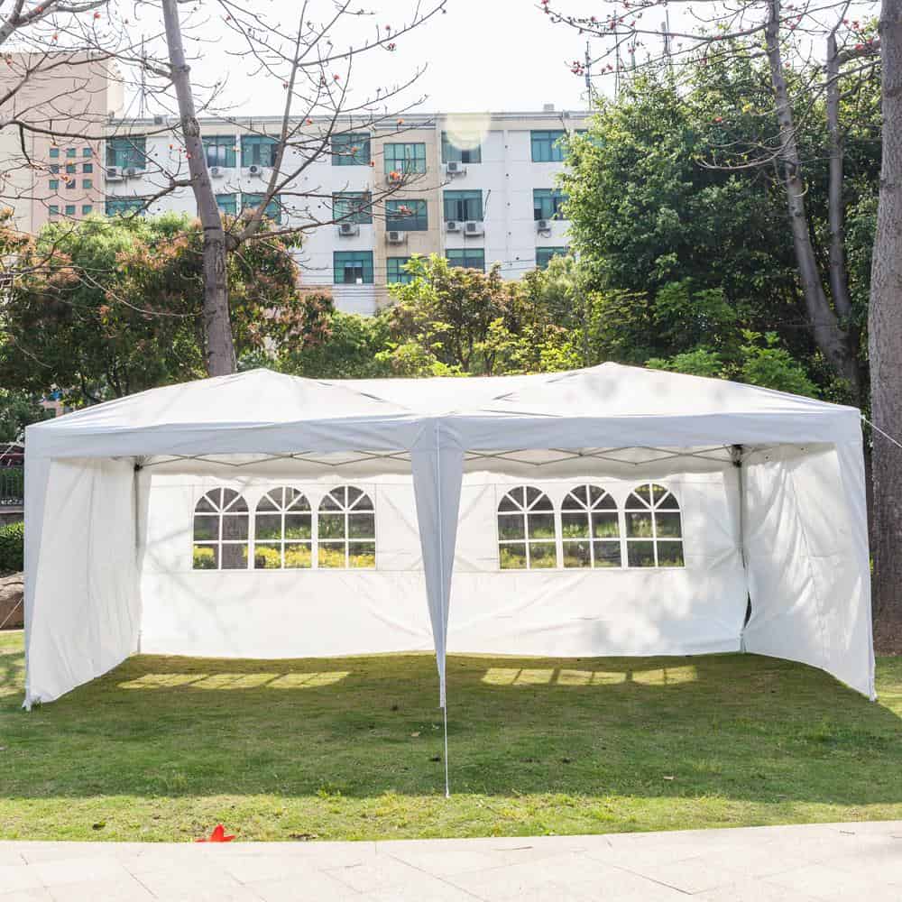 UBesGoo 10'x 20' Outdoor Ez Pop Up Party Tent Wedding Gazebo Canopy 6 Walls