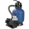 XtremepowerUS 12" Sand Filter Pump System Tank up to 10,000 Gallons Above-Ground Pool Gauge with 3/4HP Pool Pump