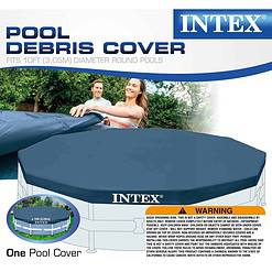 Intex Metal Frame 10' x 30" Outdoor Swimming Pool with Filter Pump & Cover Metal frame pools Round