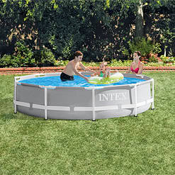 Intex 10 Feet x 30 Inches Outdoor Swimming Pool w/ Cartridge Filter Pump System