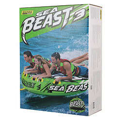 Seachoice 86931 Sea Beast Deck Tube, Reinforced Towing System, for 1 to 3 Riders Up to 510 Pounds, 75x62 inches