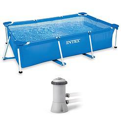 Intex 86'x59'x23' Above Ground Swimming Pool & 530 GPH Pool Cartridge Pump