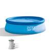 Intex 12' x 30" Easy Set Above Ground Swimming Pool & Filter Pump 28131EH