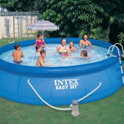 Intex 15' x 42" Easy Set Pool with 1000 GPH Pump & Kokido Telsa 10 Pool Vacuum