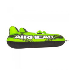 Airhead Mach 3 Three-Person Towable Boat Tube Float, Heavy-Duty Nylon, Green