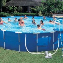 Intex 2500 GPH Krystal Clear Pool Filter Pump w/ GCFI & 6 Type B Cartridges