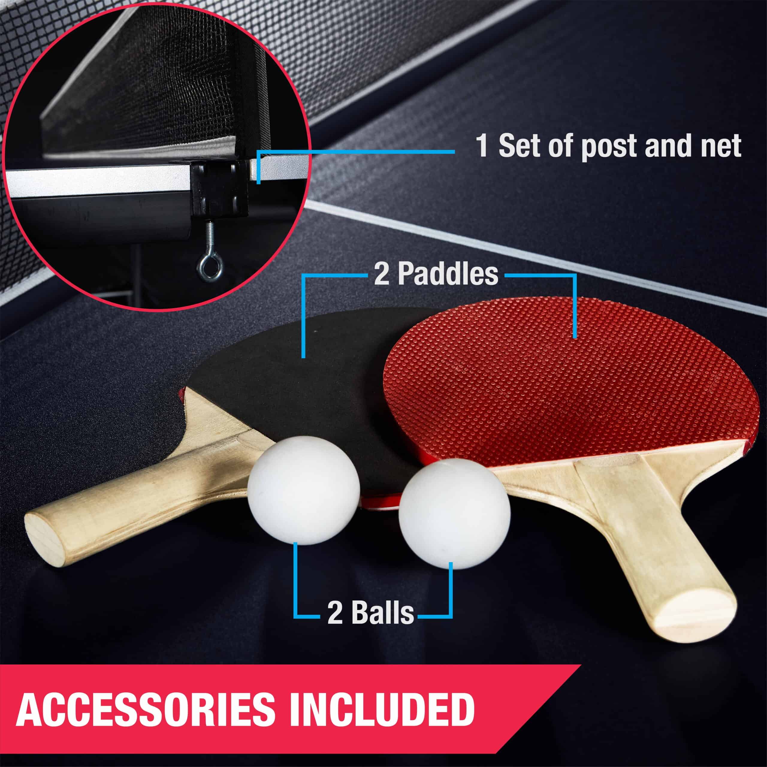 MD Sports Official Size Table Tennis Table