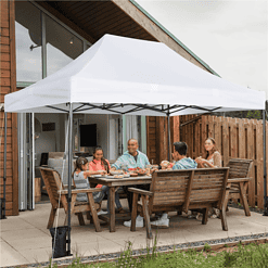 Yaheetech 10x15ft Canopy Tent with Metal Frame for Commercial Market Party, White