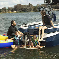 Body Glove Bayside 2 Person Yellow Water Skiing Inflatable Towable Tube