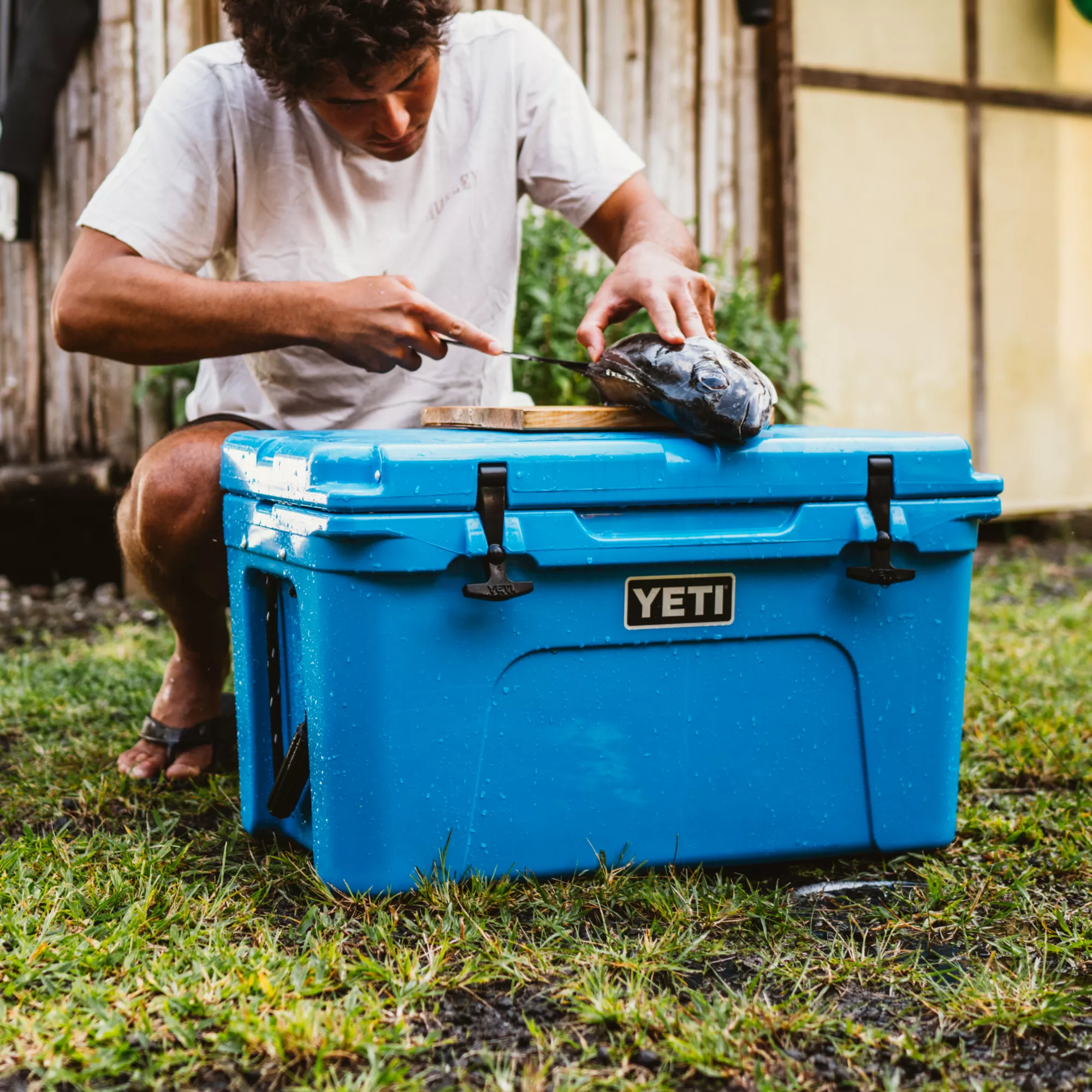 YETI Tundra 65 Cooler - Big Wave Blue