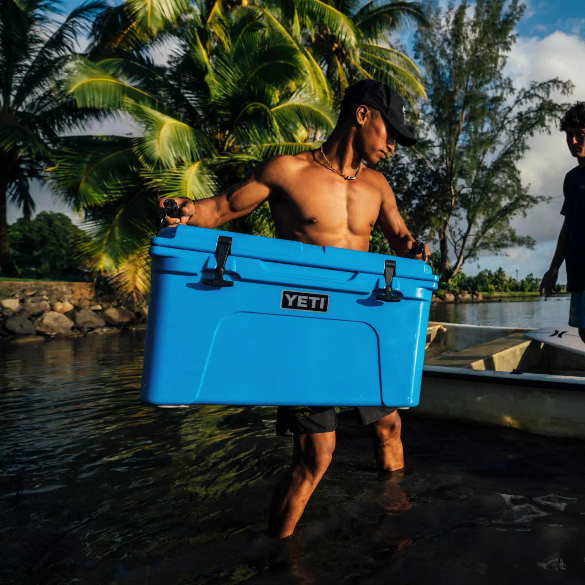 YETI Tundra 65 Cooler - Big Wave Blue