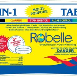 Robelle 5-In-1 Swimming Pool Multi-Purpose 3" Chlorinating Tabs