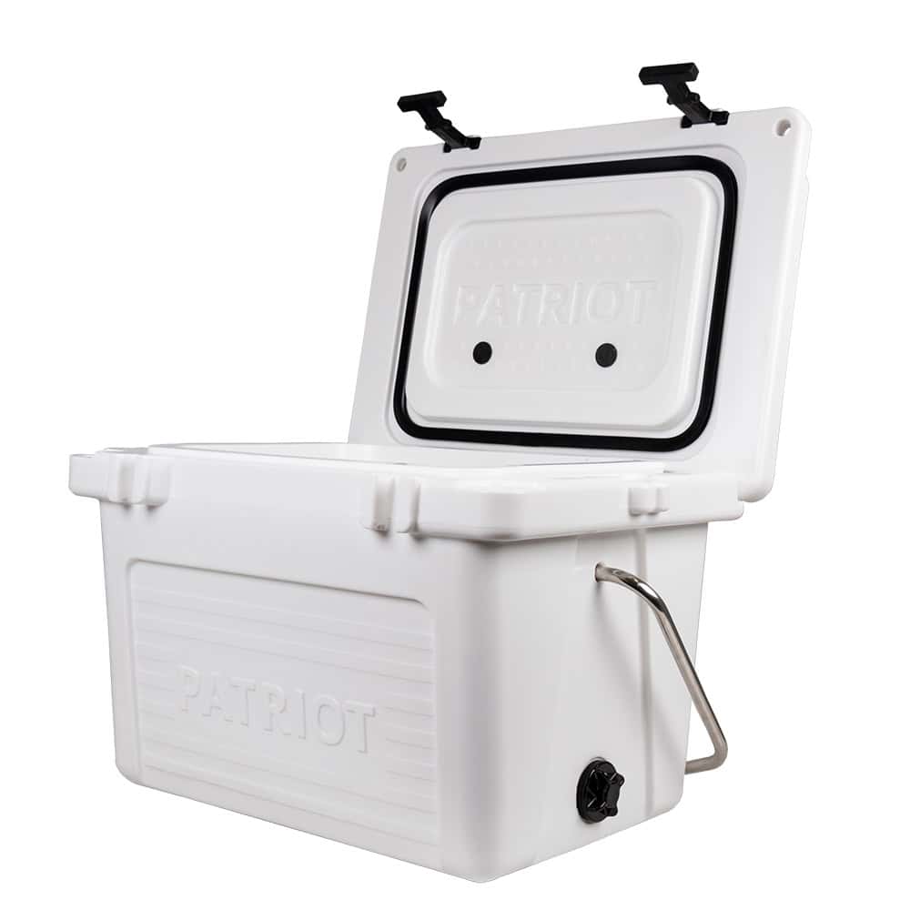 Patriot Coolers 20 Quart High Performance Rotomolded Cooler - White